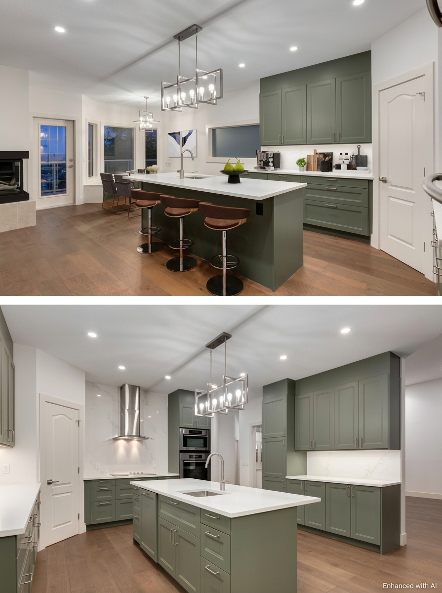 Modern Sage Kitchen